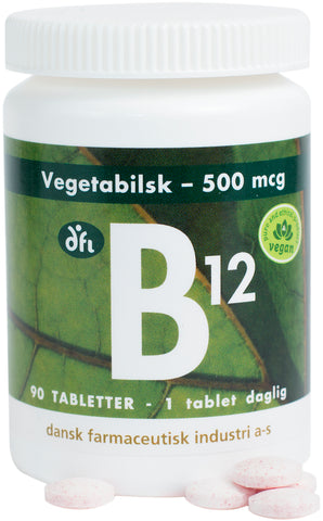 DFI B12-vitamin 500 μg - 90 tabletter