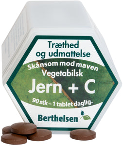 DFI Berthelsen Järn + C-vitamin - 90 tabletter