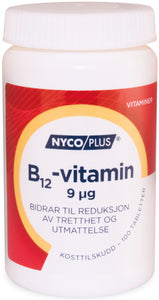 Nycoplus B12-vitamin 9 mcg - 100 tabletter